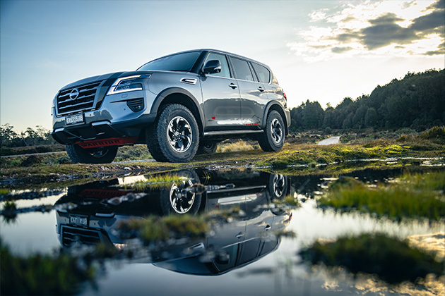 A Nissan Patrol off-road