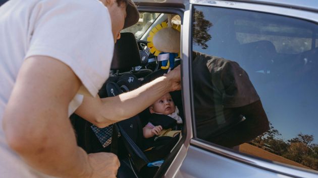 child car seat safety check before road trip