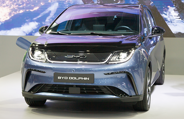 BYD Dolphin on display