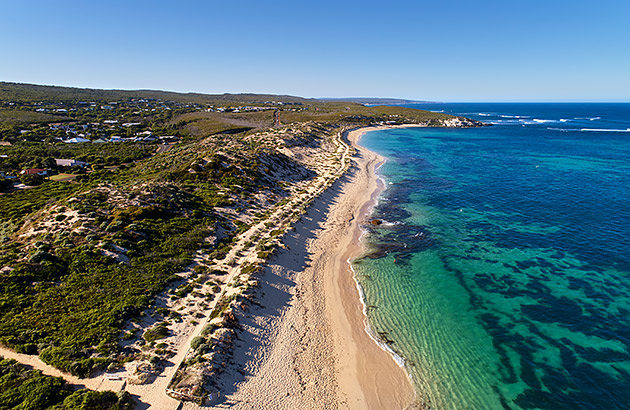 The coastline at Prevelly