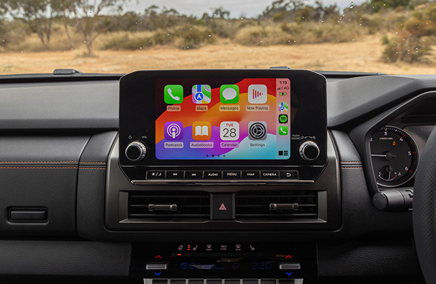 2024 Mitsubishi Triton CarPlay screen