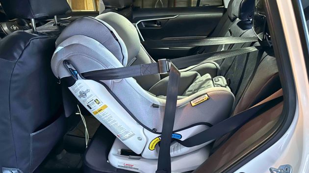 rearfacing child car seat