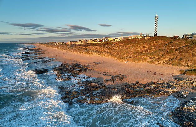 An aerial view of Wyalup-Rocky Point Bunbury