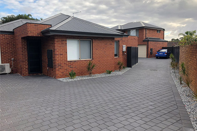 A recently built completed house in Kingsley