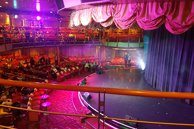 Image of cruise theatre stage