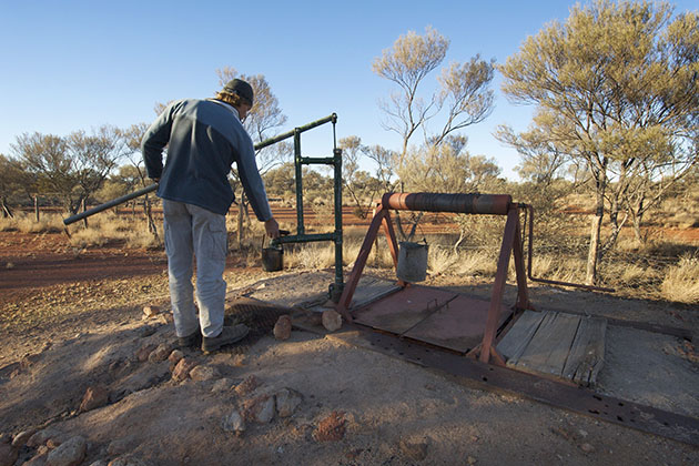 A well on the Canning Stock Route