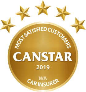 CANSTAR 2019 - Most Satisfied Customers - Car Insurer - WA