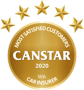 CANSTAR 2020 - Most Satisfied Customers - Car Insurer - WA