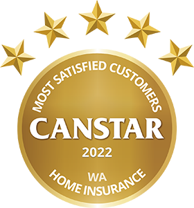 CANSTAR 2022 - Most Satisfied Customers - Home Insurer - WA