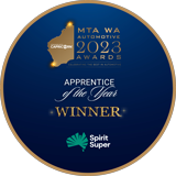 MTA WA Automotive 2023 Awards - Apprentice of the year winner