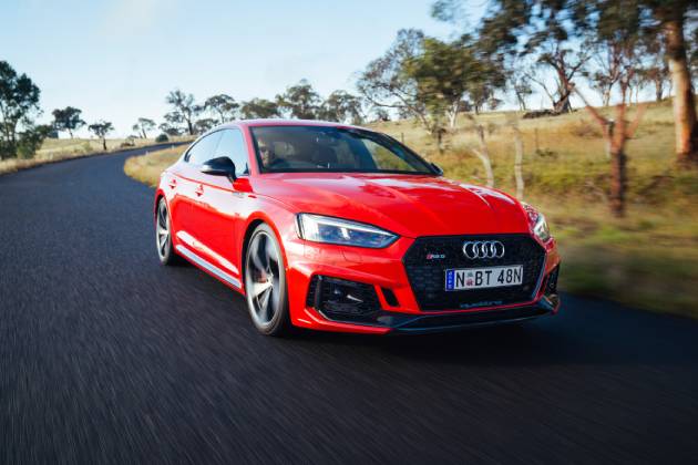 2020 Audi RS5 red