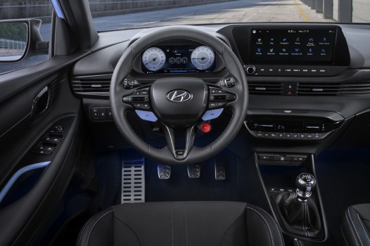Front interior of Hyundai i20