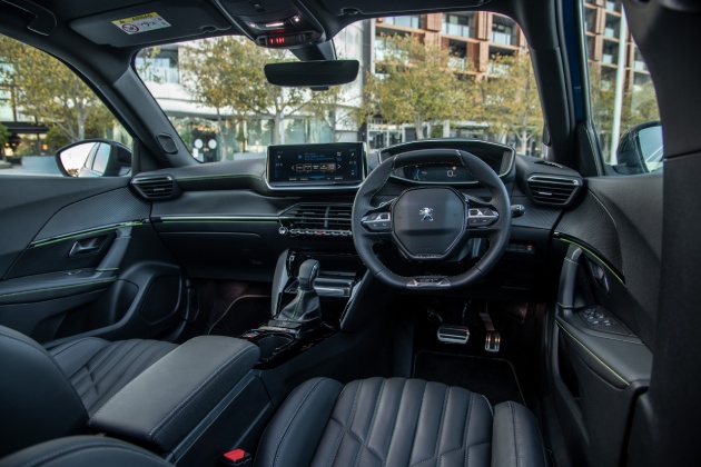 Interior of Peugeot 2008