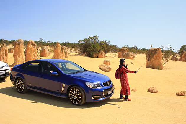 The SS Commodore at the Pinnacles was a favourite for selfies