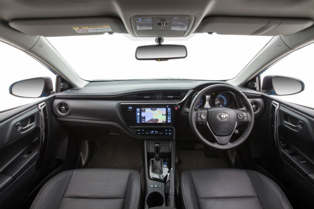 Interior of the 2015 Toyota Corolla hatch