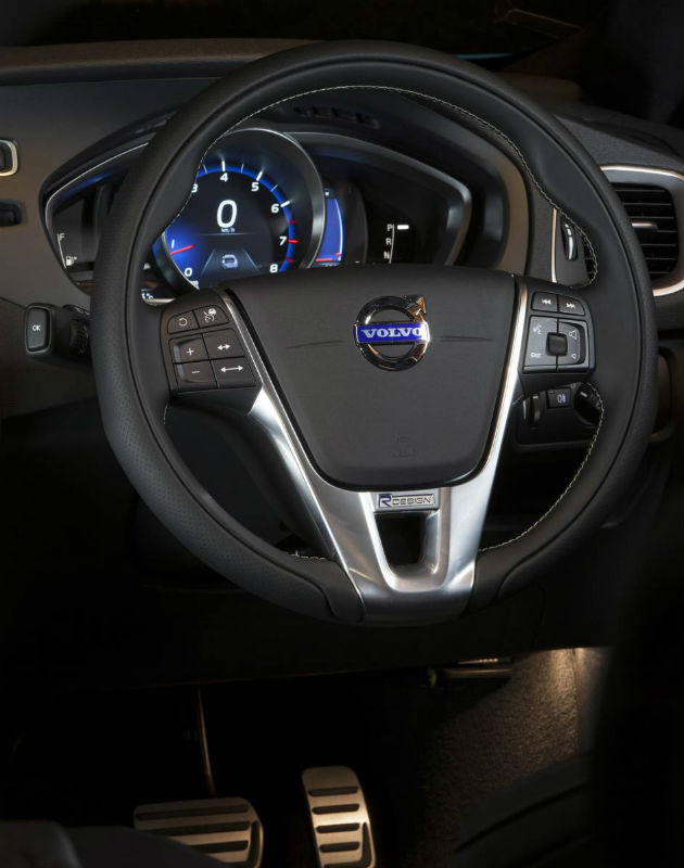 Interior of Volvo V40