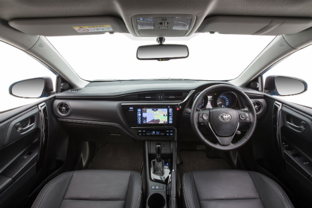 Interior of 2016 Toyota Corolla