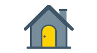 House graphic representing RAC Home Insurance