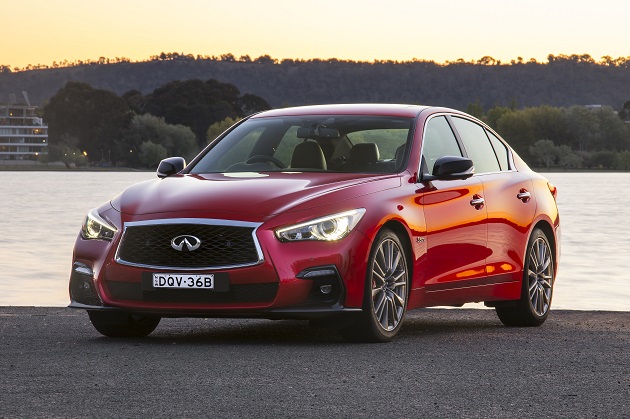 Infiniti q50s red sport