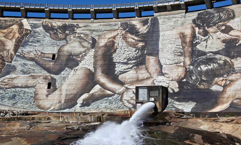 The Story Behind Collie's Giant Wellington Dam Mural | RAC WA