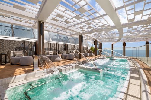 A spa retreat onboard Oceania's cruise ship Allura