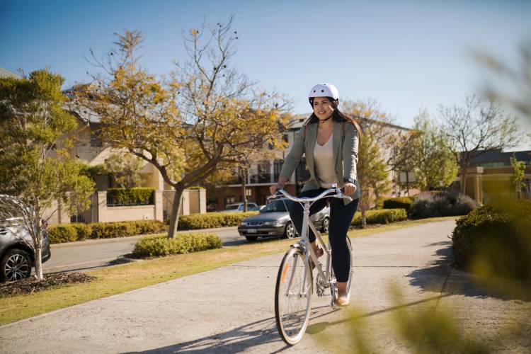 Urban Commuter on Bike